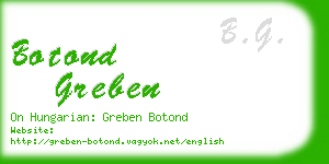 botond greben business card